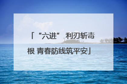 “六进” 利刃斩毒根 青春防线筑平安