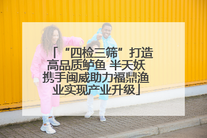 “四检三筛”打造高品质鲈鱼 半天妖携手闽威助力福鼎渔业实现产业升级