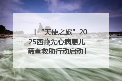 “天使之旅”2025西藏先心病患儿筛查救助行动启动