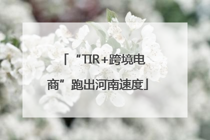 “TIR+跨境电商”跑出河南速度