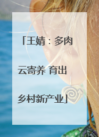 王婧：多肉云寄养 育出乡村新产业