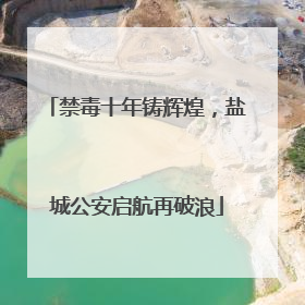 禁毒十年铸辉煌，盐城公安启航再破浪