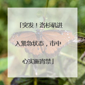 突发！洛杉矶进入紧急状态，市中心实施宵禁