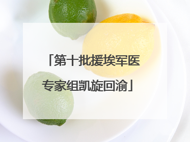第十批援埃军医专家组凯旋回渝