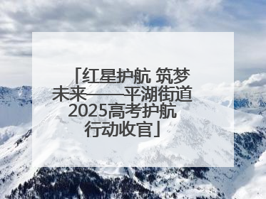 红星护航 筑梦未来——平湖街道2025高考护航行动收官