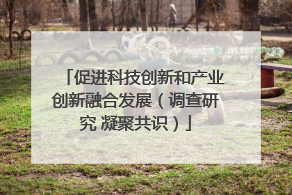 促进科技创新和产业创新融合发展（调查研究 凝聚共识）