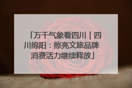 万千气象看四川｜四川绵阳：擦亮文旅品牌 消费活力继续释放