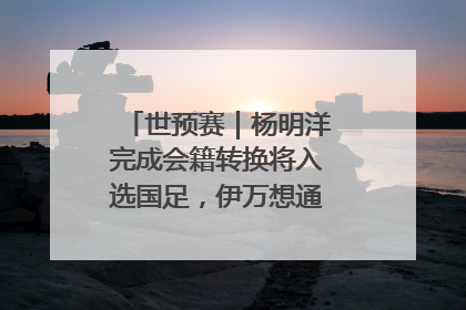 世预赛｜杨明洋完成会籍转换将入选国足，伊万想通了要打双后腰？