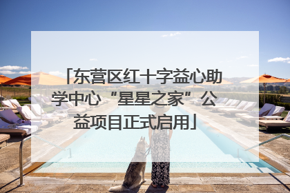 东营区红十字益心助学中心“星星之家”公益项目正式启用