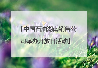 中国石油湖南销售公司举办开放日活动