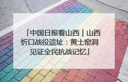 中国日报看山西｜山西忻口战役遗址：黄土窑洞见证全民抗战记忆