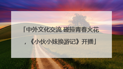 中外文化交流 碰撞青春火花，《小伙小妹换游记》开播