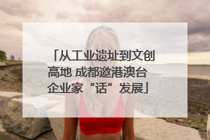 从工业遗址到文创高地 成都邀港澳台企业家“话”发展
