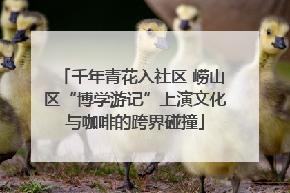 千年青花入社区 崂山区“博学游记”上演文化与咖啡的跨界碰撞