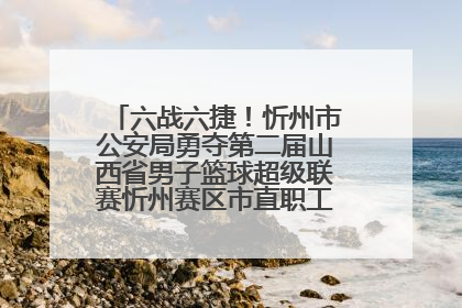 六战六捷！忻州市公安局勇夺第二届山西省男子篮球超级联赛忻州赛区市直职工组比赛冠军