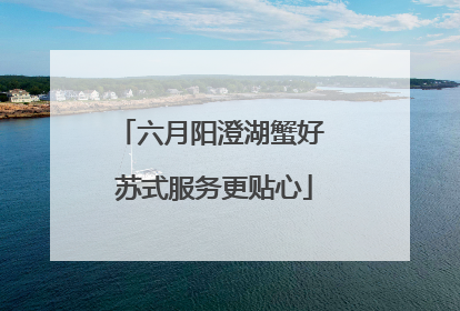六月阳澄湖蟹好 苏式服务更贴心