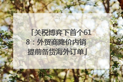 关税博弈下首个618：外贸商降价内销 提前备货海外订单