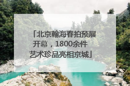 北京翰海春拍预展开幕，1800余件艺术珍品亮相京城