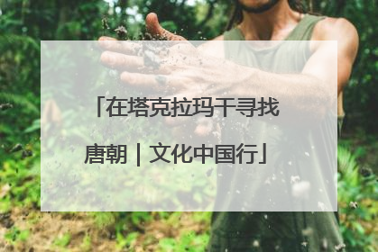 在塔克拉玛干寻找唐朝｜文化中国行