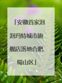 安徽首家泡泡玛特城市旗舰店落地合肥蜀山区