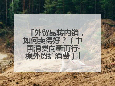 外贸品转内销，如何卖得好？（中国消费向新而行·稳外贸扩消费）