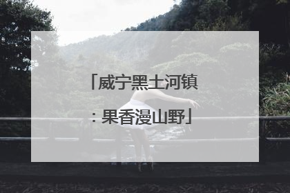威宁黑土河镇：果香漫山野