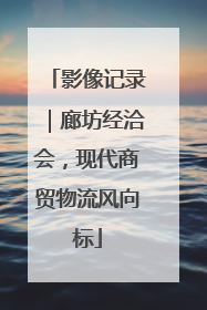 影像记录｜廊坊经洽会，现代商贸物流风向标