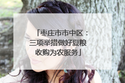枣庄市市中区：三项举措做好夏粮收购为农服务