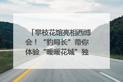 攀枝花馆亮相西博会！“豹局长”带你体验“暖暖花城”独特魅力｜西博视界