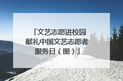 文艺志愿进校园 献礼中国文艺志愿者服务日（图）