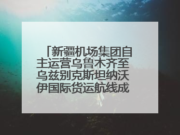 新疆机场集团自主运营乌鲁木齐至乌兹别克斯坦纳沃伊国际货运航线成功首航