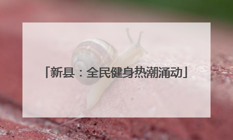 新县：全民健身热潮涌动