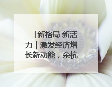 新格局 新活力｜激发经济增长新动能，余杭区擘画消费市场新布局