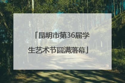 昆明市第36届学生艺术节圆满落幕