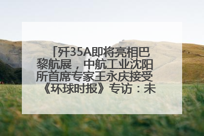 歼35A即将亮相巴黎航展，中航工业沈阳所首席专家王永庆接受《环球时报》专访：未来数量可以有很多