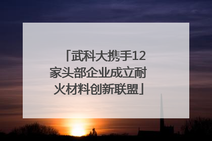 武科大携手12家头部企业成立耐火材料创新联盟