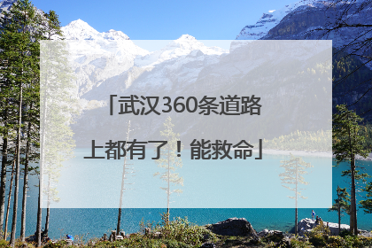 武汉360条道路上都有了！能救命