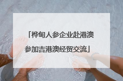 桦甸人参企业赴港澳参加吉港澳经贸交流
