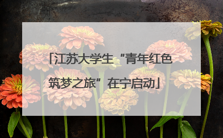 江苏大学生“青年红色筑梦之旅”在宁启动