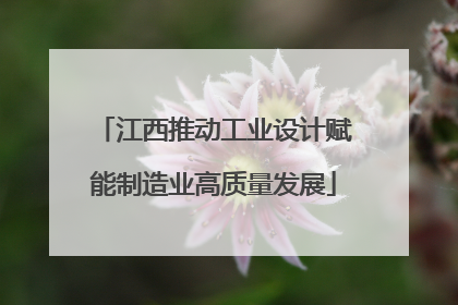 江西推动工业设计赋能制造业高质量发展