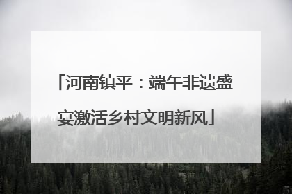河南镇平：端午非遗盛宴激活乡村文明新风