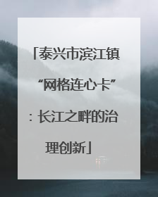 泰兴市滨江镇“网格连心卡”：长江之畔的治理创新