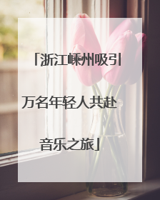 浙江嵊州吸引万名年轻人共赴音乐之旅