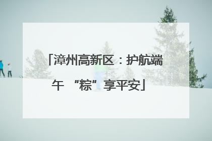 漳州高新区：护航端午 “粽”享平安