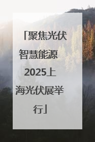 聚焦光伏智慧能源 2025上海光伏展举行