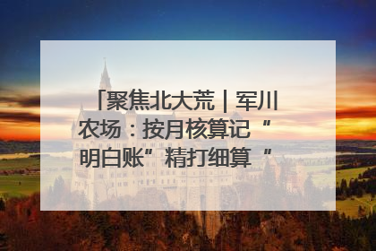 聚焦北大荒｜军川农场：按月核算记“明白账”精打细算“过紧日子”