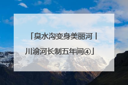 臭水沟变身美丽河丨川渝河长制五年间④