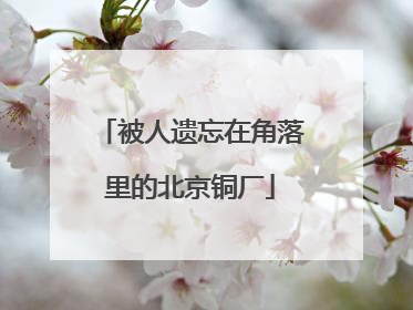 被人遗忘在角落里的北京铜厂