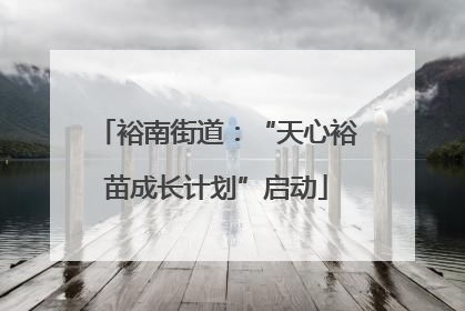 裕南街道：“天心裕苗成长计划”启动