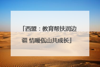 西盟：教育帮扶润边疆 情暖佤山共成长